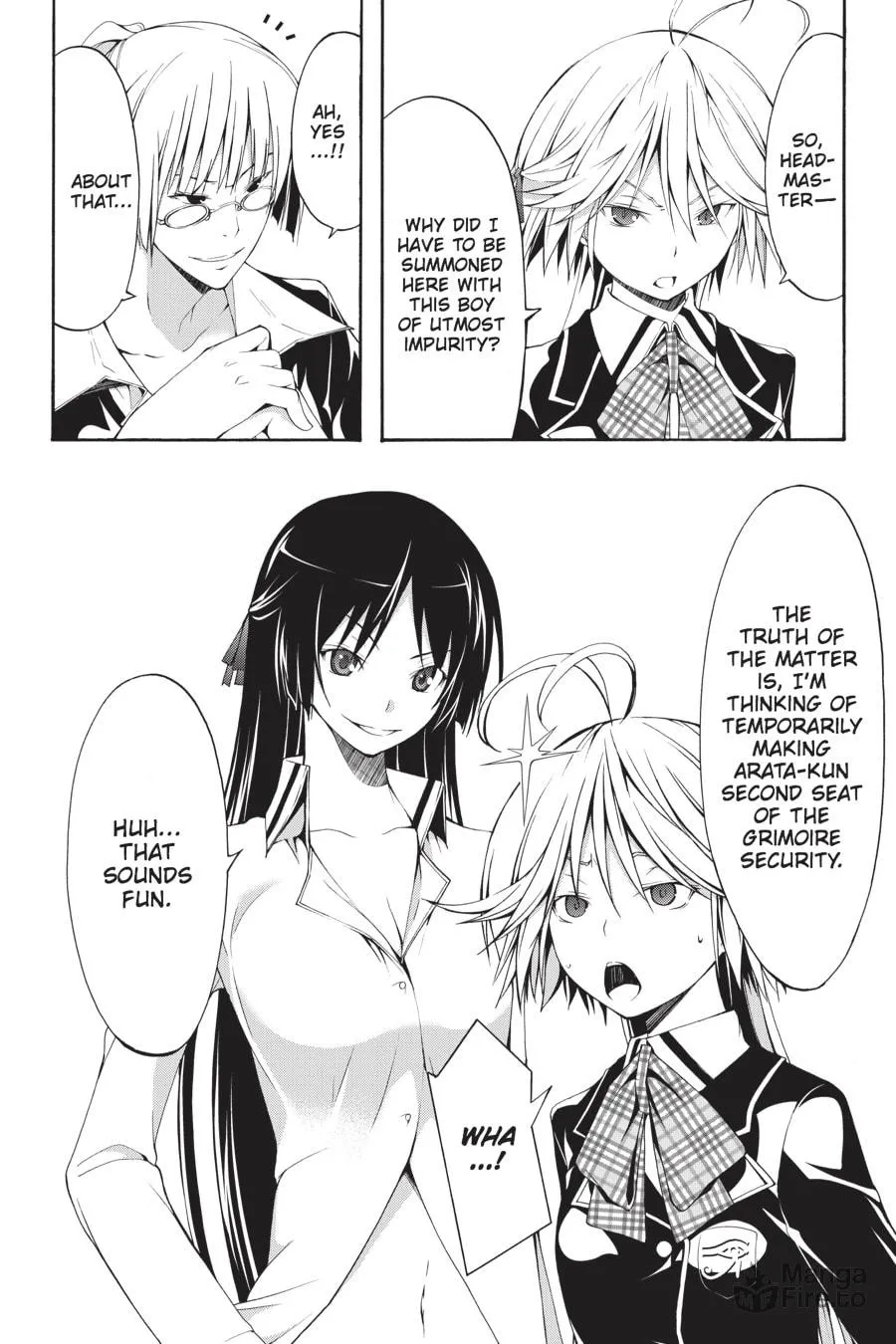 Read Trinity Seven: The Seven Magicians chapter 19 image 5 on Lezhin