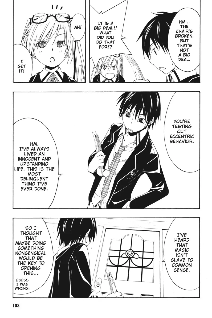 Read Trinity Seven: The Seven Magicians chapter 2 image 16 on Lezhin