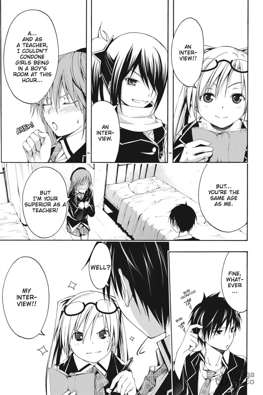 Read Trinity Seven: The Seven Magicians chapter 2 image 2 on Lezhin