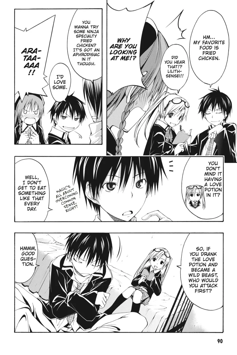 Read Trinity Seven: The Seven Magicians chapter 2 image 3 on Lezhin