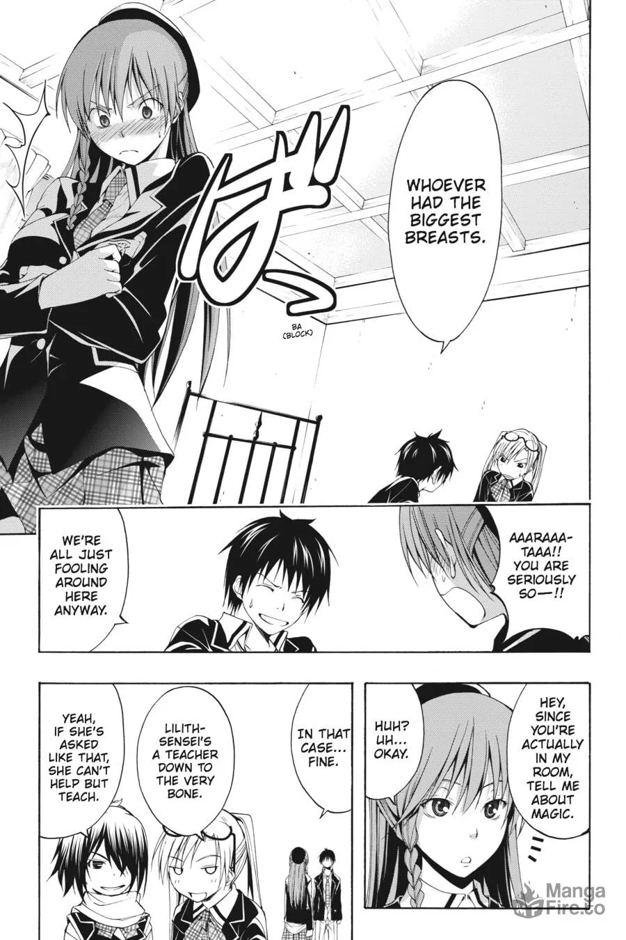 Read Trinity Seven: The Seven Magicians chapter 2 image 4 on Lezhin