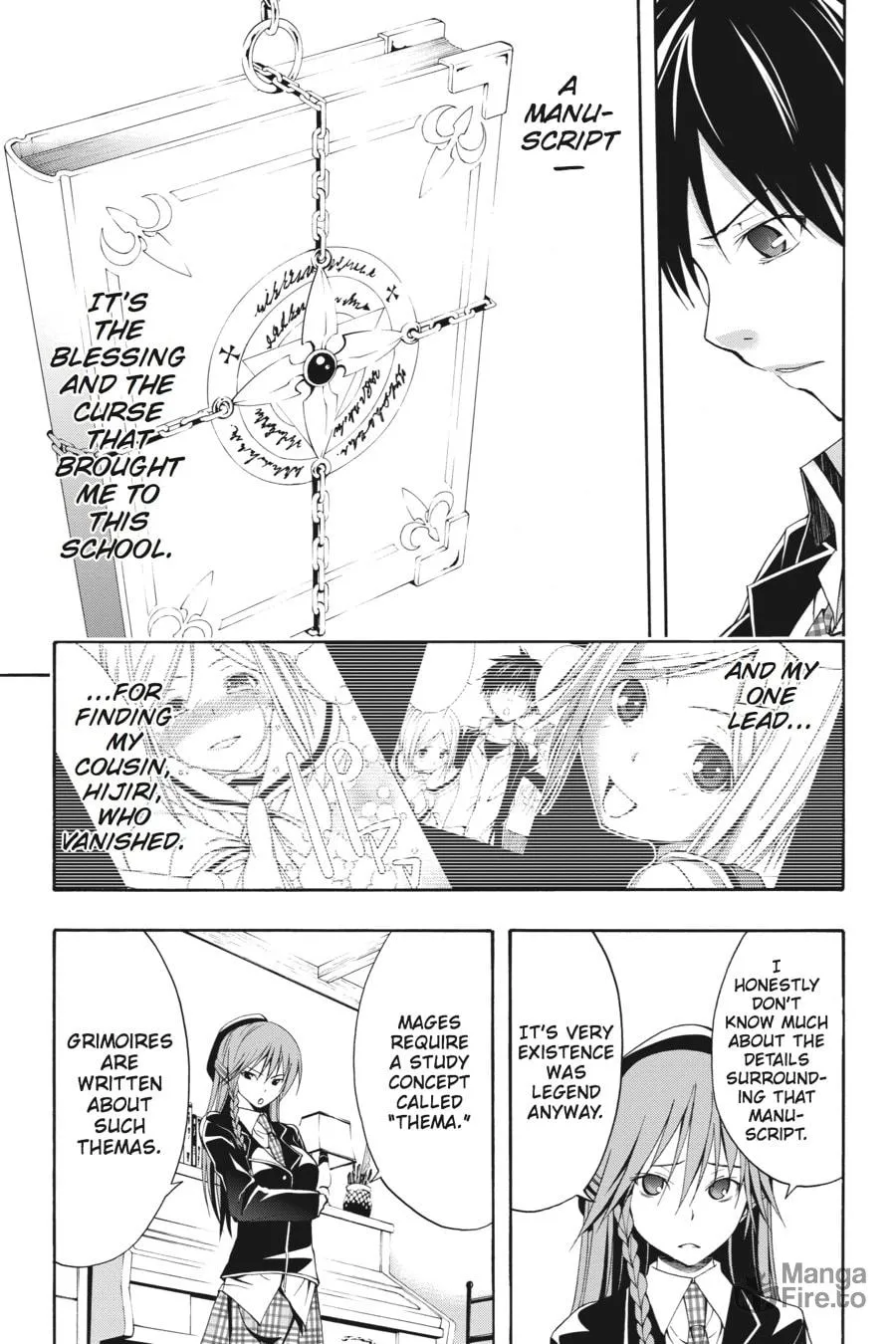 Read Trinity Seven: The Seven Magicians chapter 2 image 8 on Lezhin