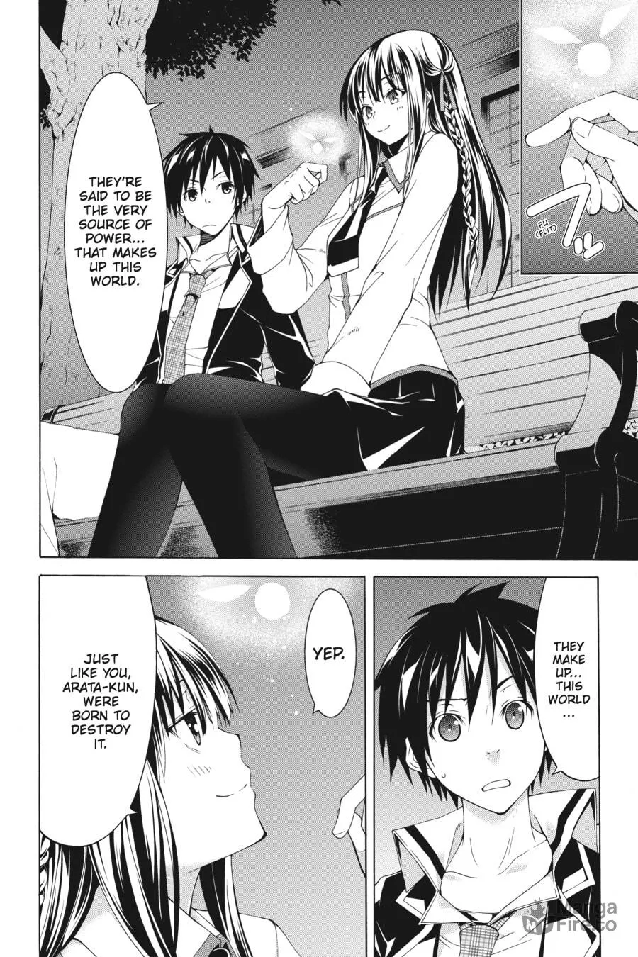 Read Trinity Seven: The Seven Magicians chapter 45 image 9 on Lezhin