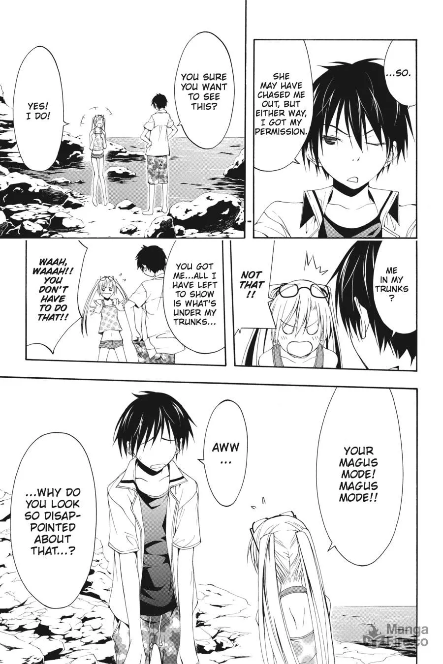 Read Trinity Seven: The Seven Magicians chapter 5 image 14 on Lezhin