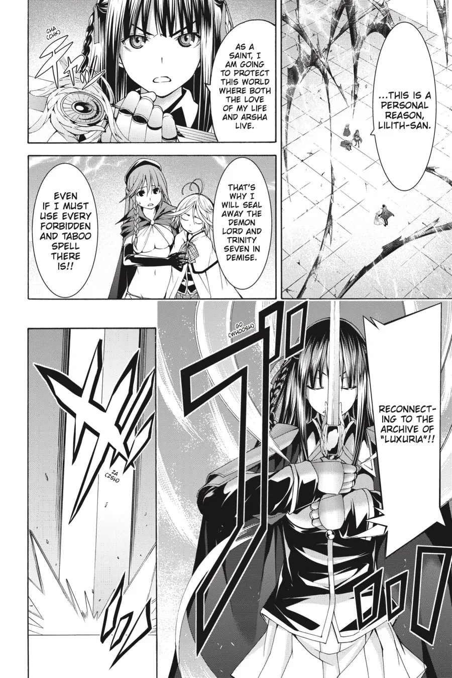 Read Trinity Seven: The Seven Magicians chapter 56 image 33 on Lezhin