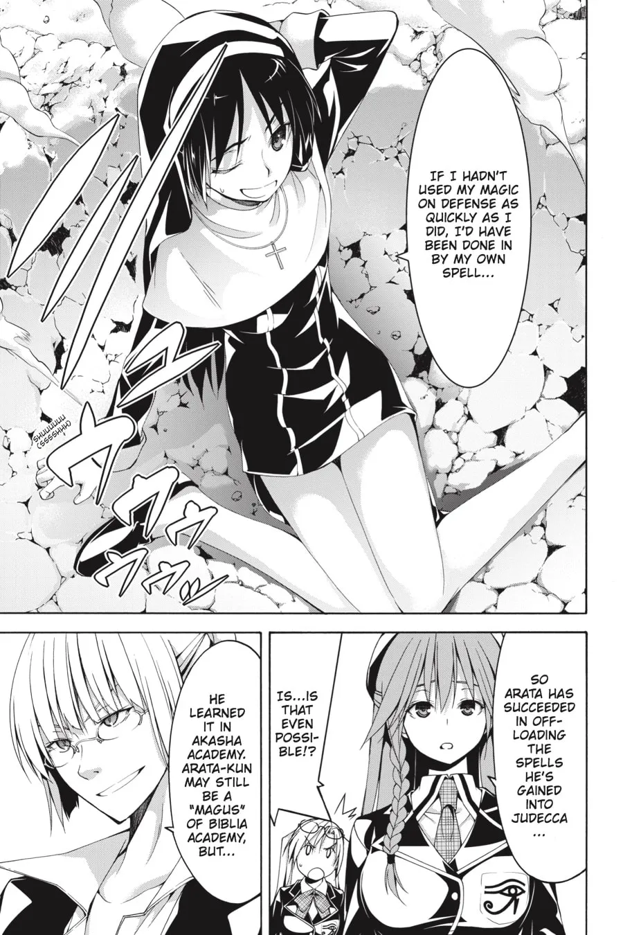 Read Trinity Seven: The Seven Magicians chapter 62 image 25 on Lezhin