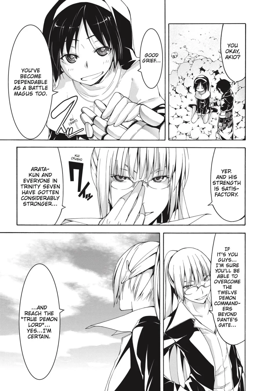 Read Trinity Seven: The Seven Magicians chapter 62 image 27 on Lezhin