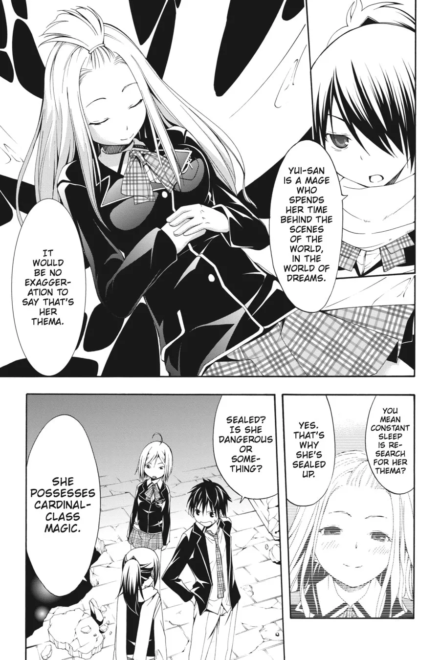 Read Trinity Seven: The Seven Magicians chapter 7 image 12 on Lezhin