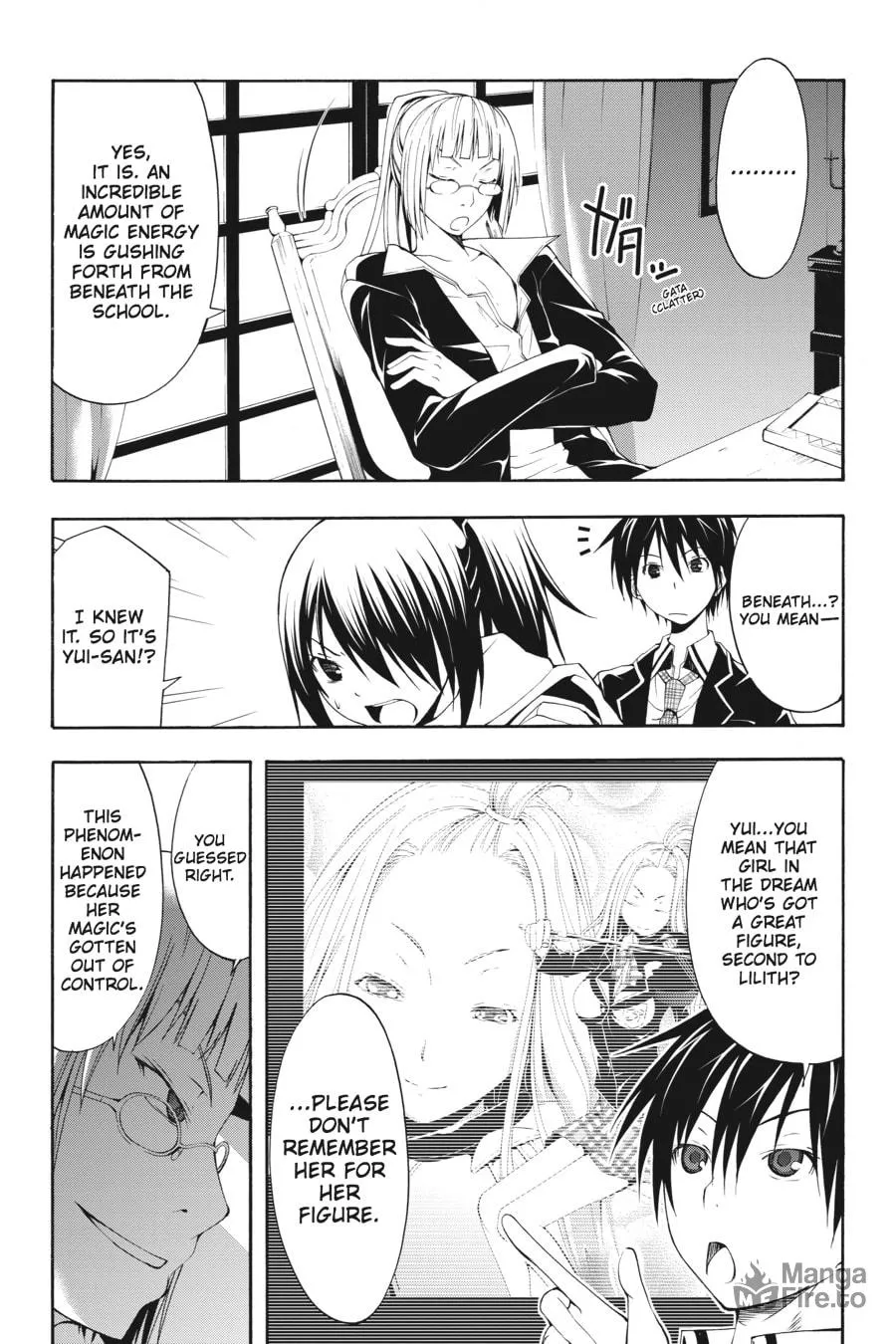 Read Trinity Seven: The Seven Magicians chapter 7 image 8 on Lezhin