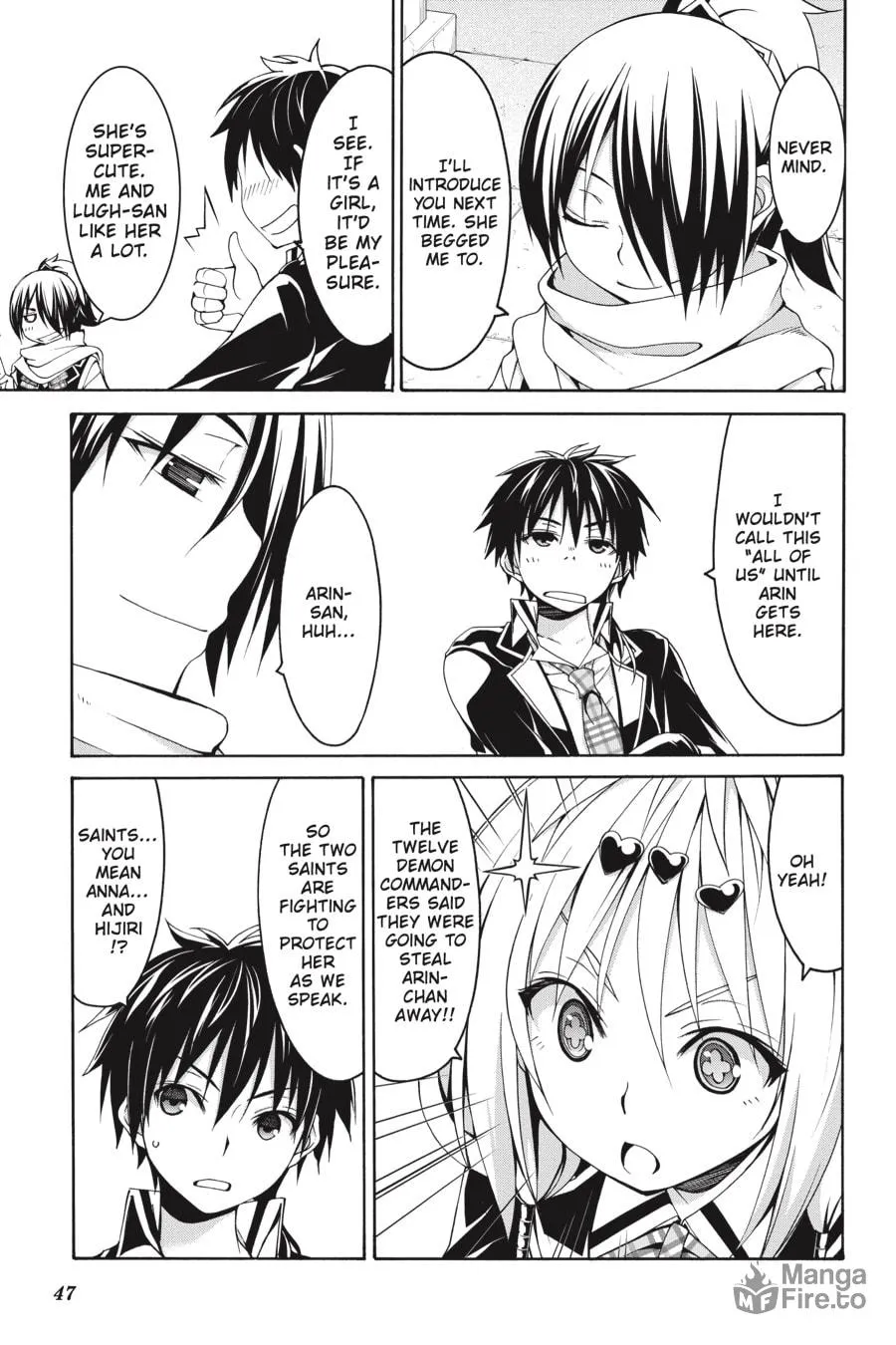 Read Trinity Seven: The Seven Magicians chapter 73 image 8 on Lezhin