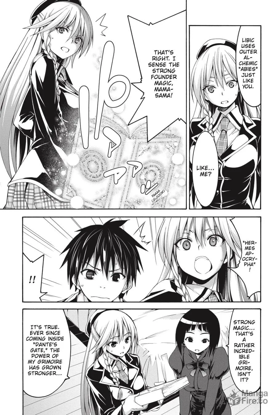 Read Trinity Seven: The Seven Magicians chapter 74 image 26 on Lezhin