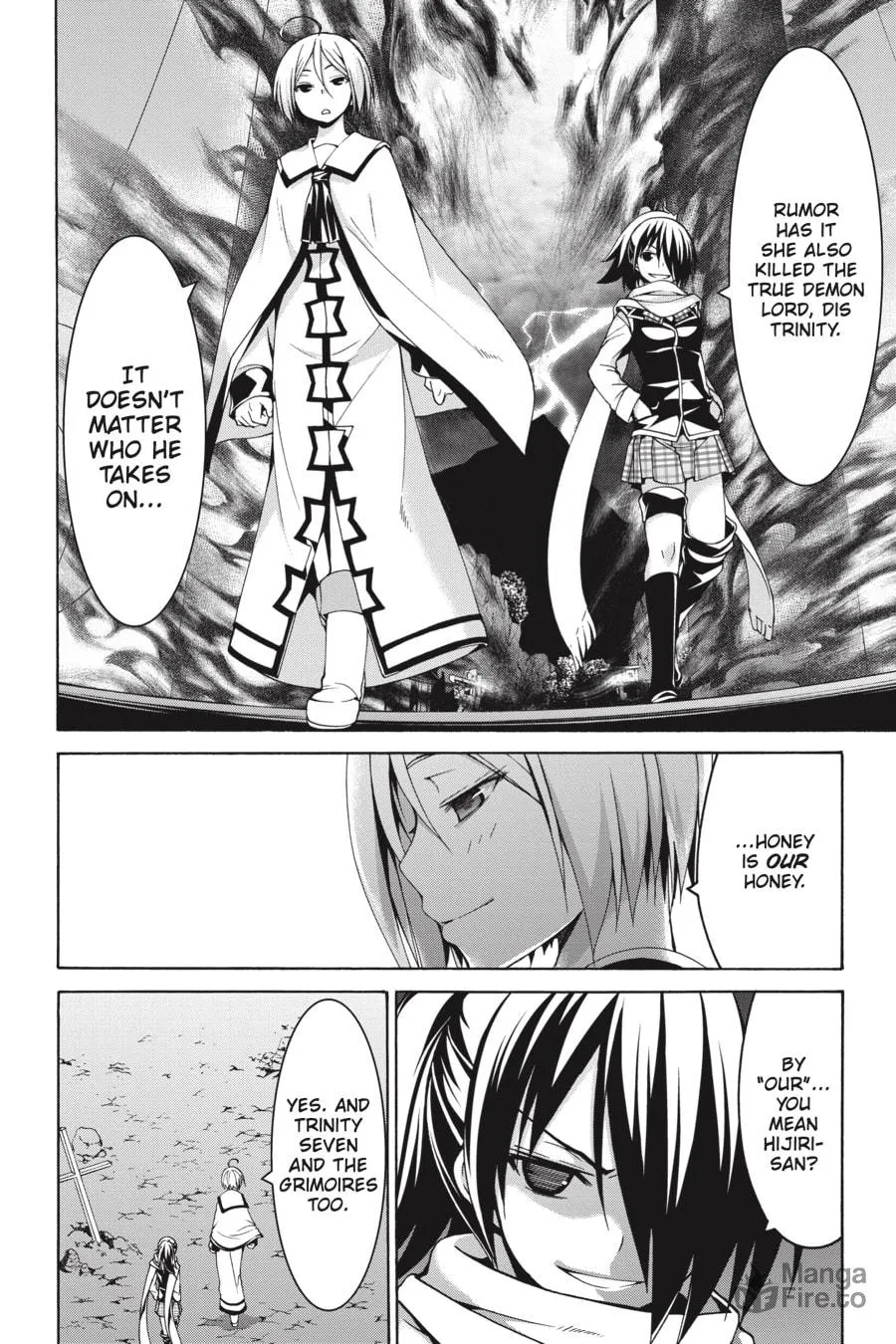 Read Trinity Seven: The Seven Magicians chapter 77 image 17 on Lezhin