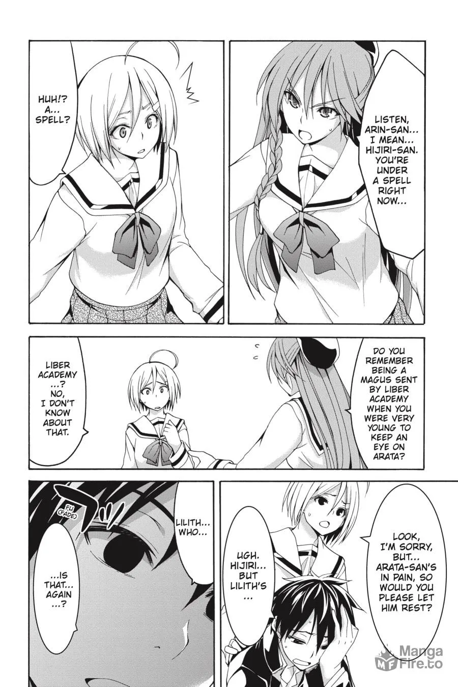 Read Trinity Seven: The Seven Magicians chapter 91 image 8 on Lezhin