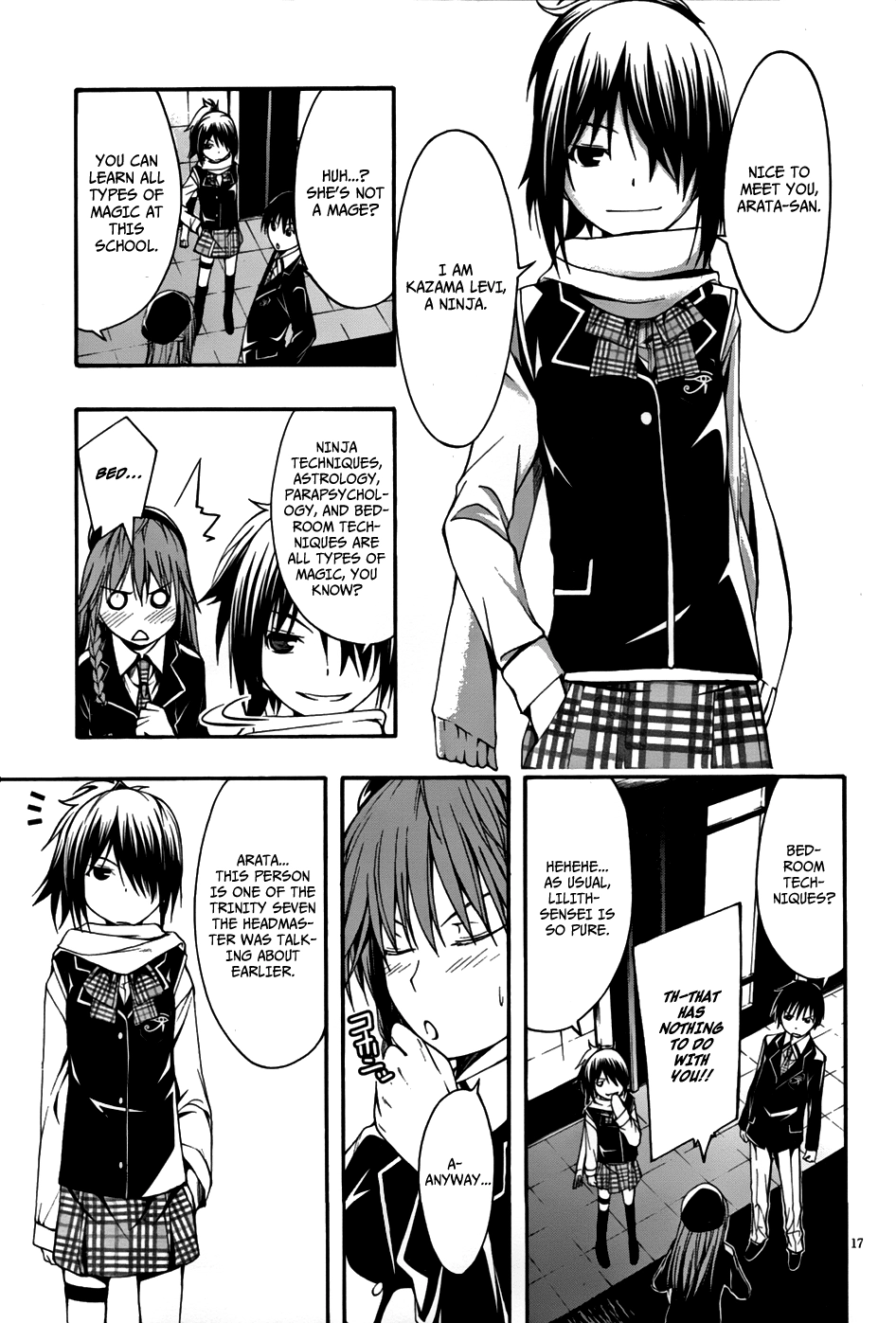 Read Trinity Seven chapter 1 image 17 on Lezhin