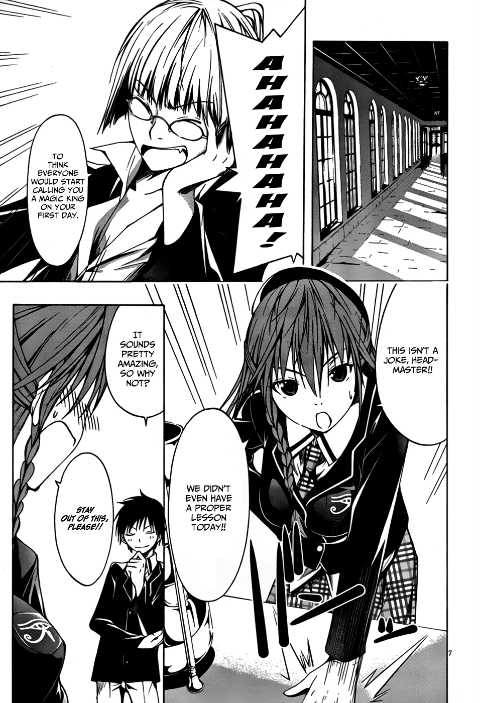 Read Trinity Seven chapter 1 image 8 on Lezhin