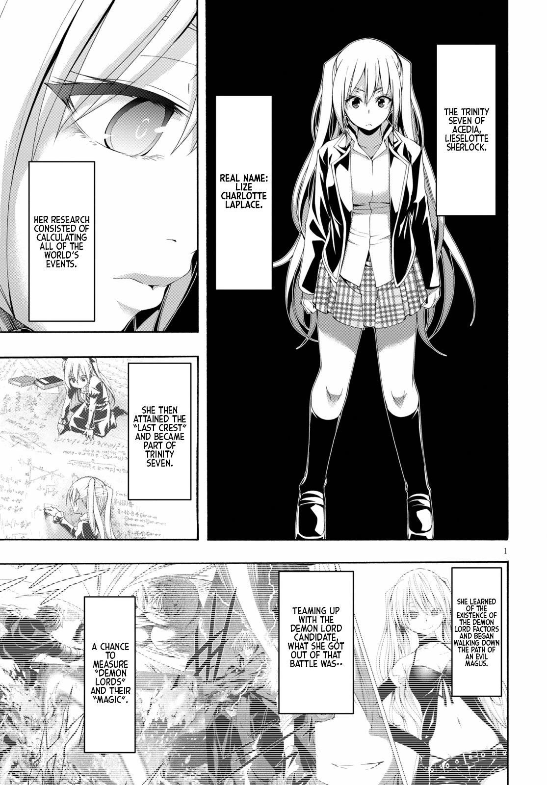 Read Trinity Seven chapter 115 image 1 on Lezhin