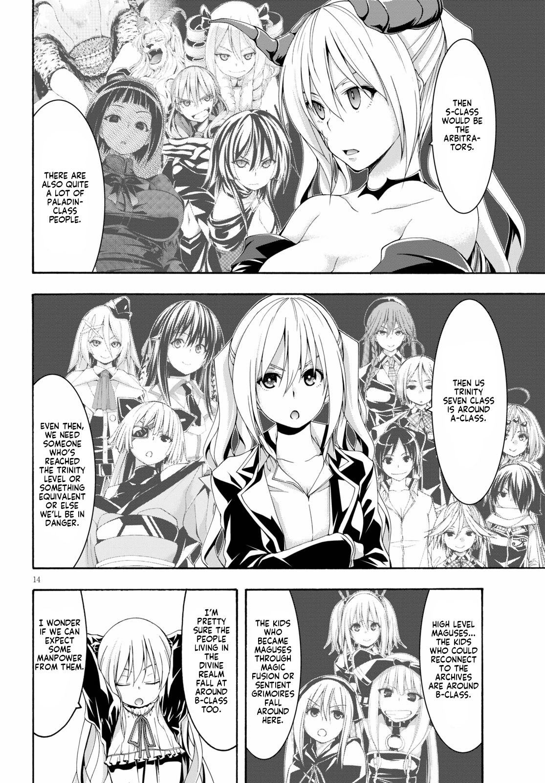 Read Trinity Seven chapter 115 image 13 on Lezhin