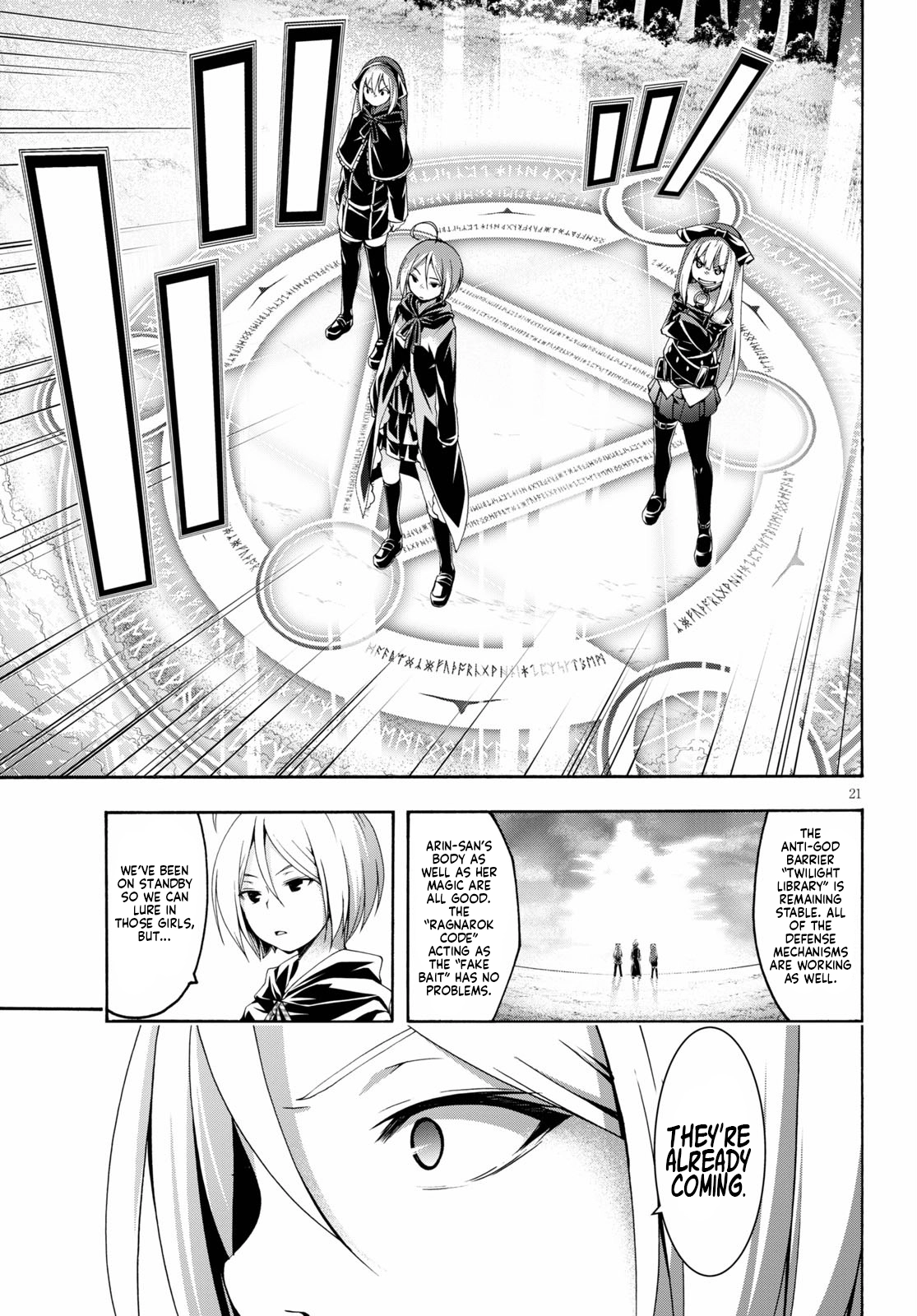 Read Trinity Seven chapter 115 image 20 on Lezhin