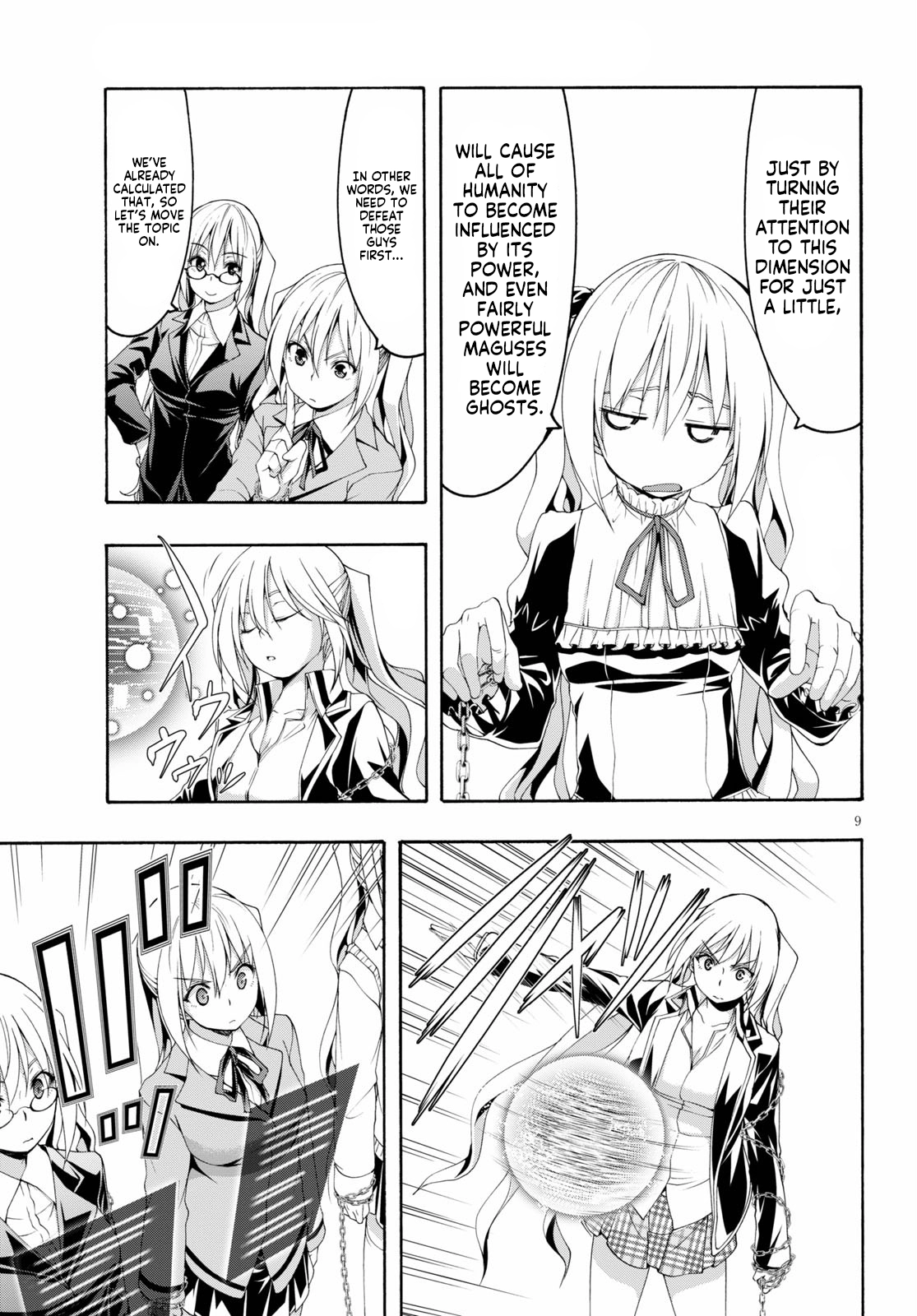 Read Trinity Seven chapter 115 image 9 on Lezhin