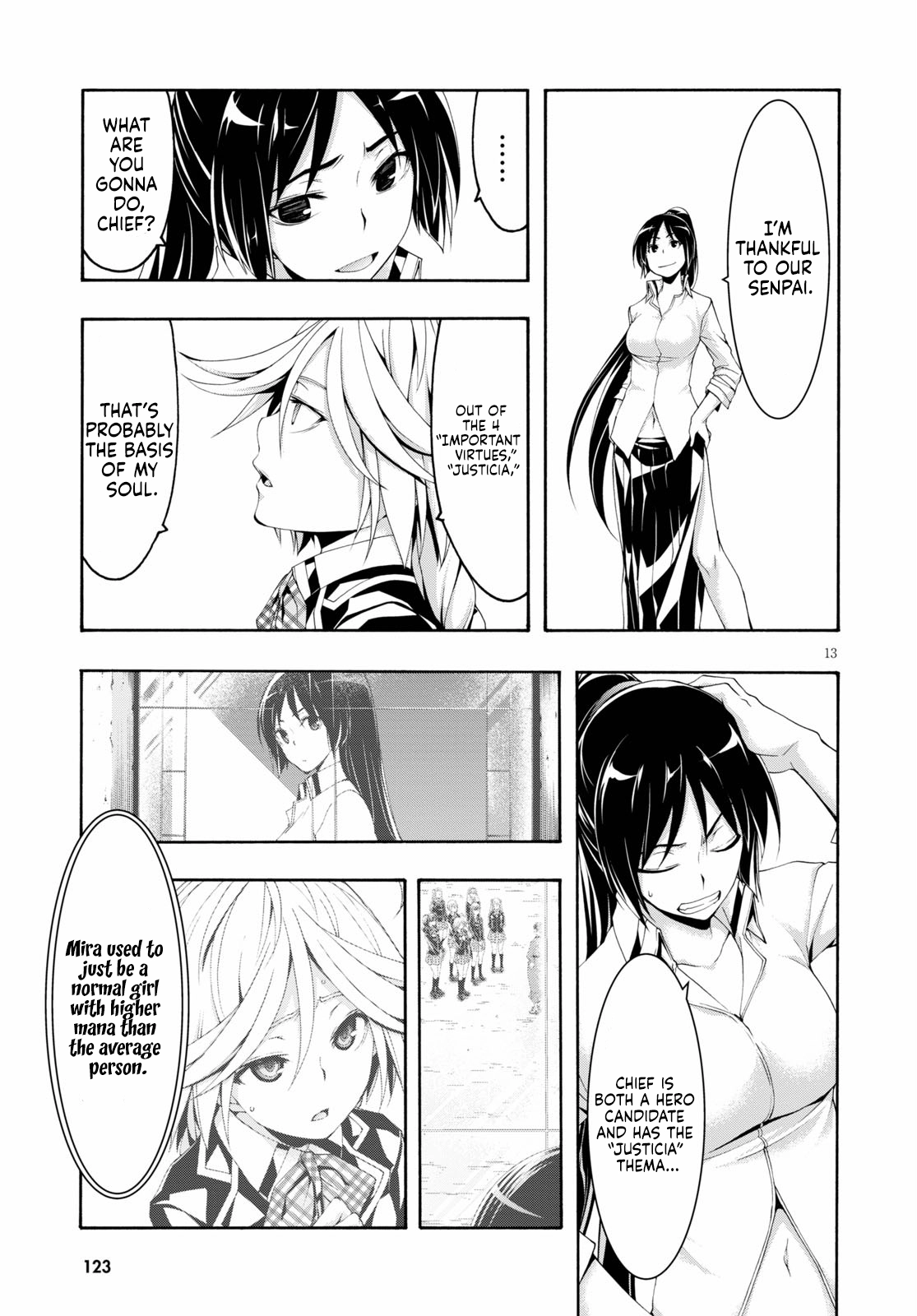 Read Trinity Seven chapter 117 image 13 on Lezhin