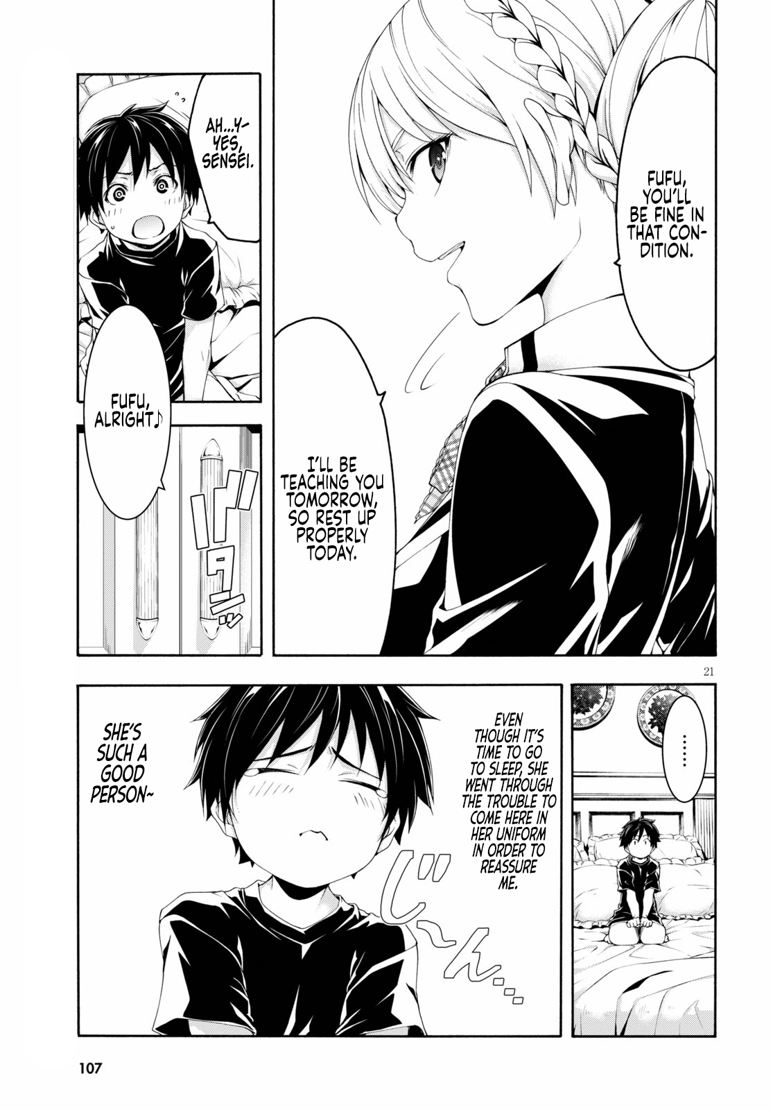 Read Trinity Seven chapter 126 image 21 on Lezhin