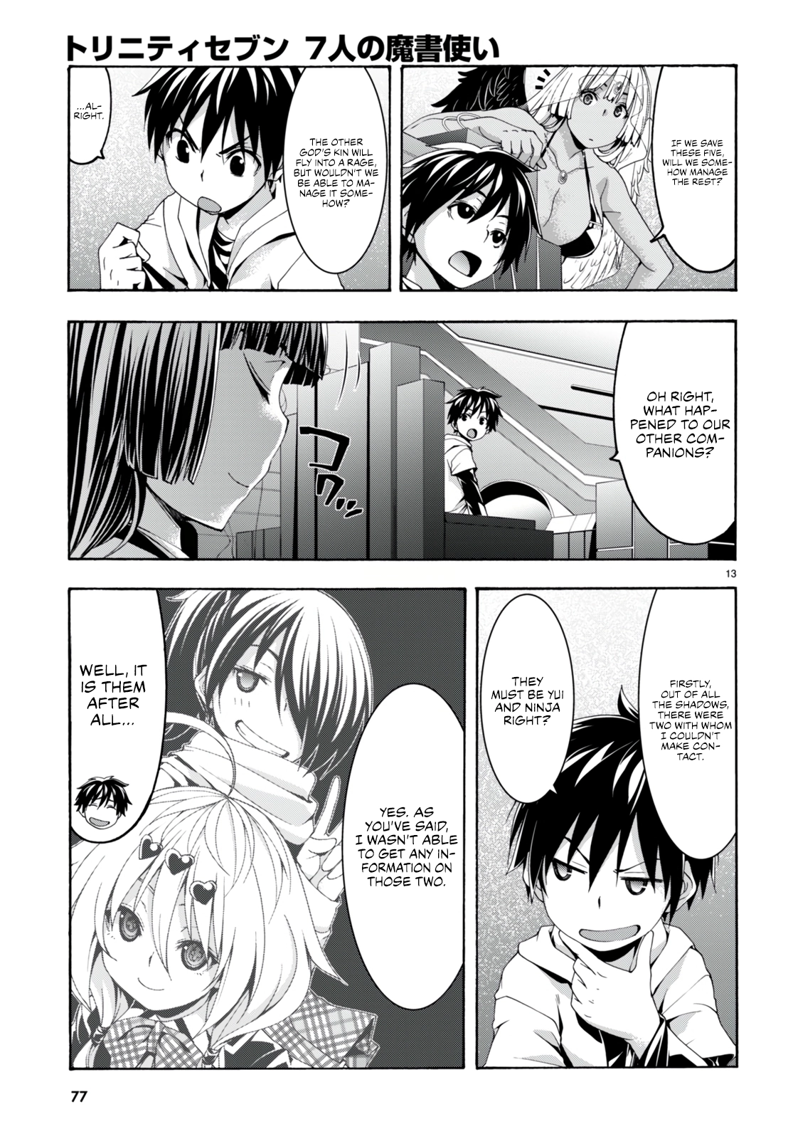 Read Trinity Seven chapter 133 image 14 on Lezhin