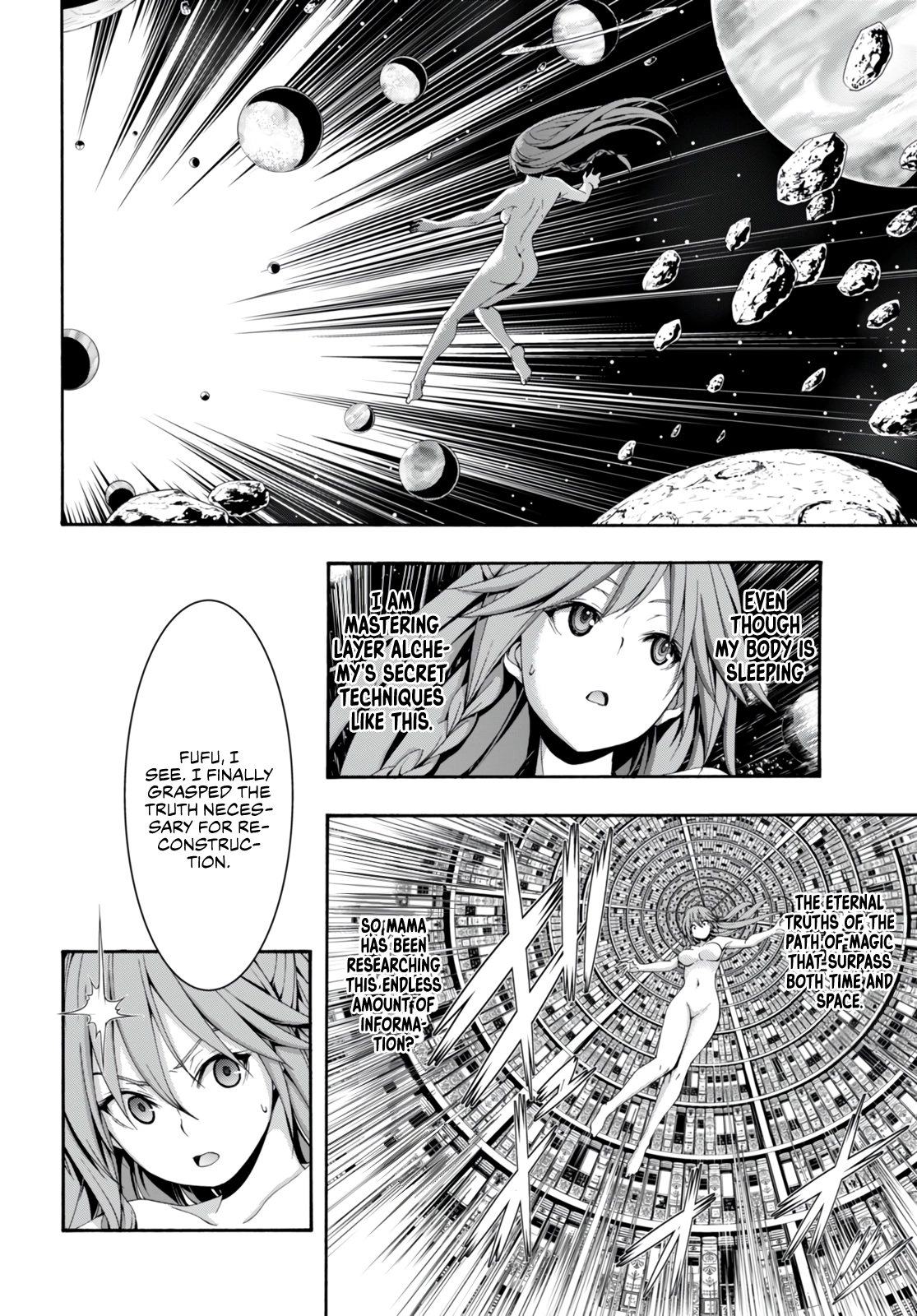 Read Trinity Seven chapter 134 image 8 on Lezhin