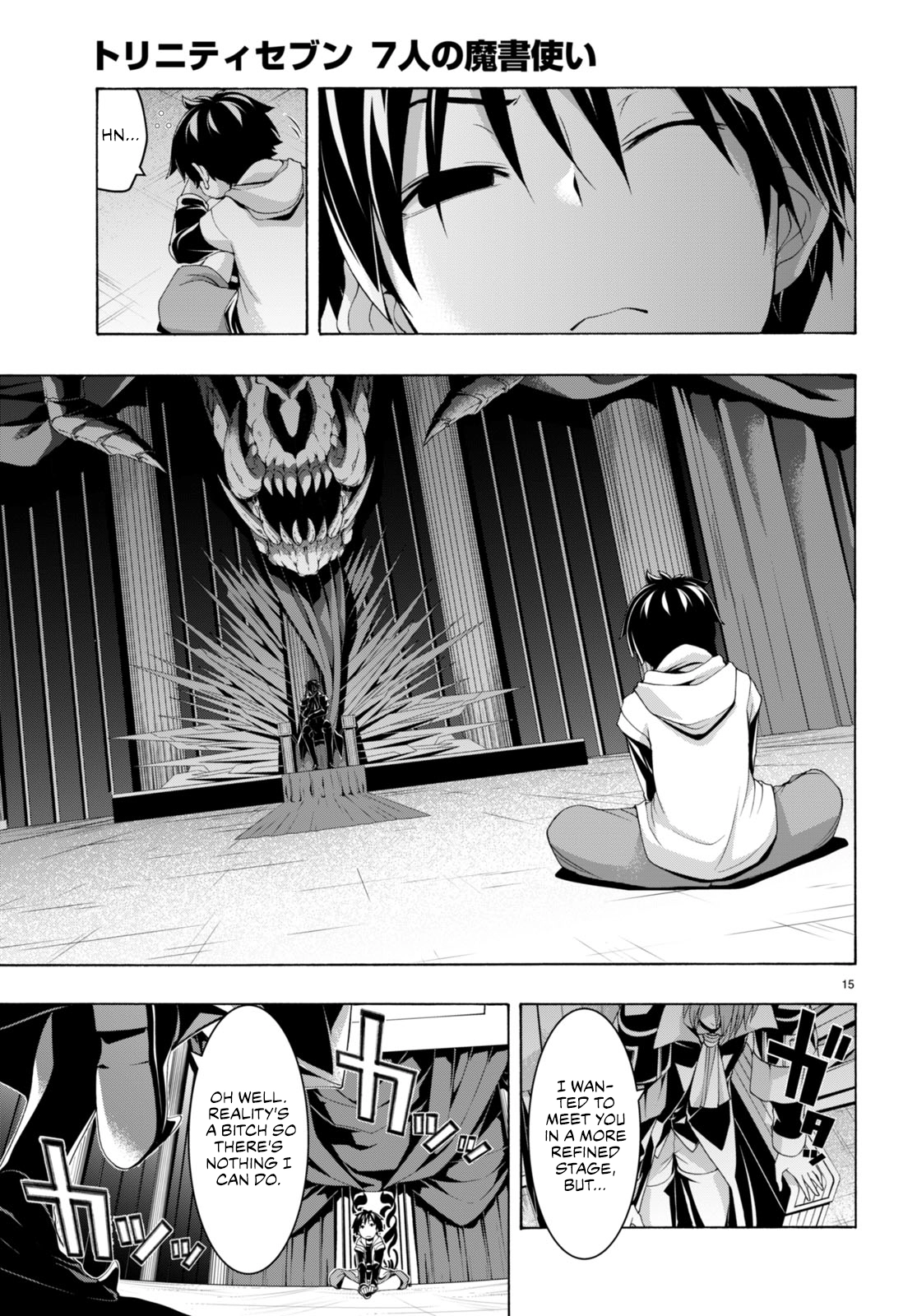 Read Trinity Seven chapter 140 image 14 on Lezhin