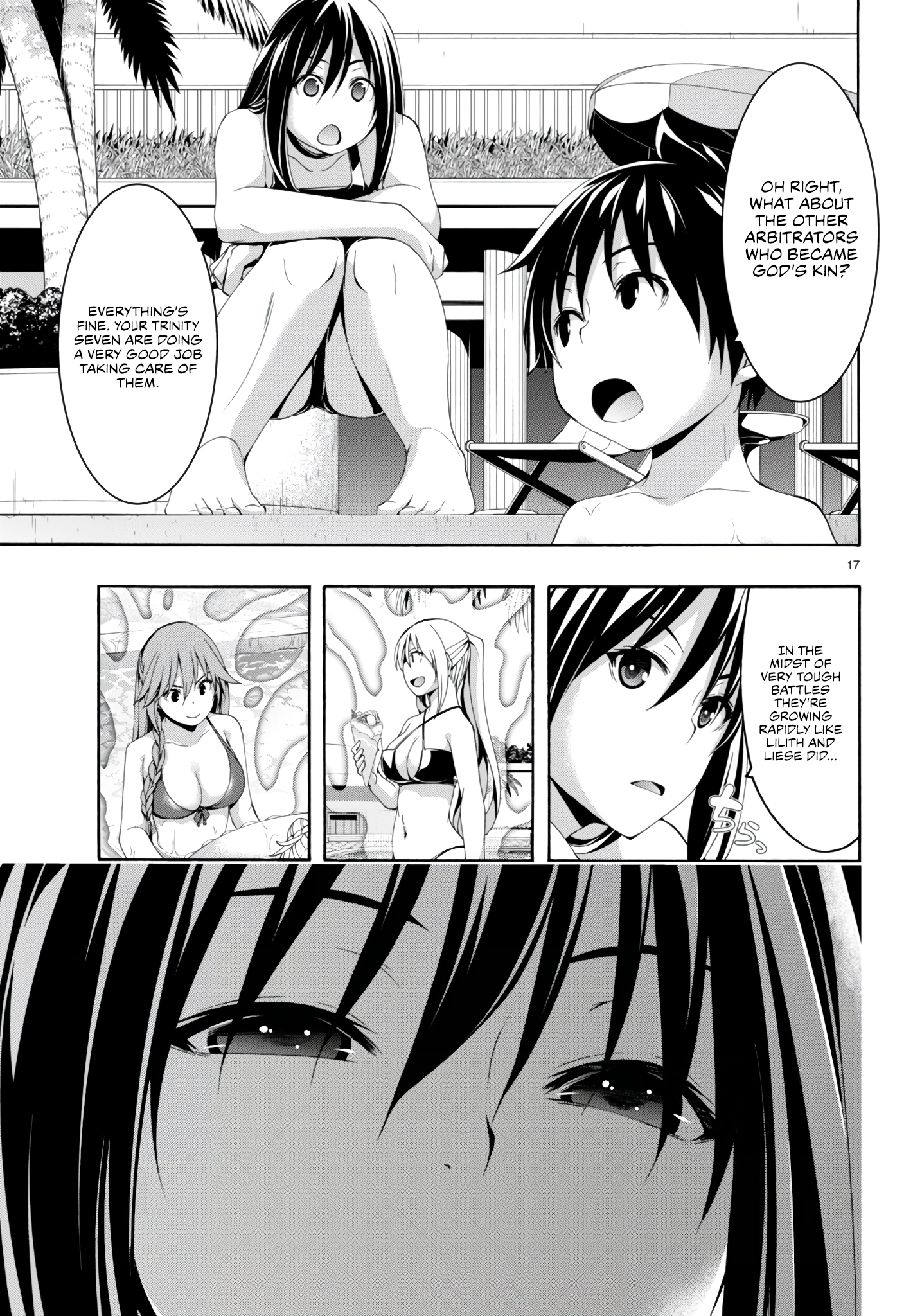 Read Trinity Seven chapter 145 image 17 on Lezhin