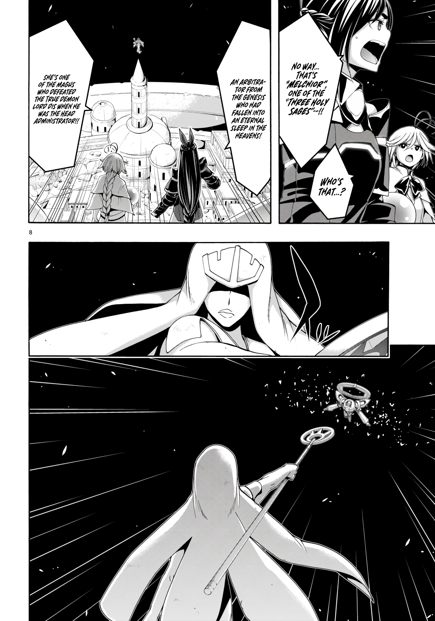 Read Trinity Seven chapter 150 image 9 on Lezhin