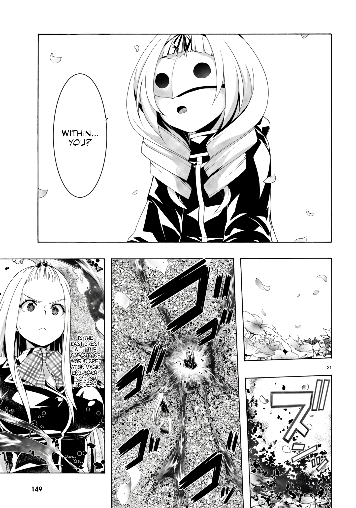 Read Trinity Seven chapter 154 image 18 on Lezhin