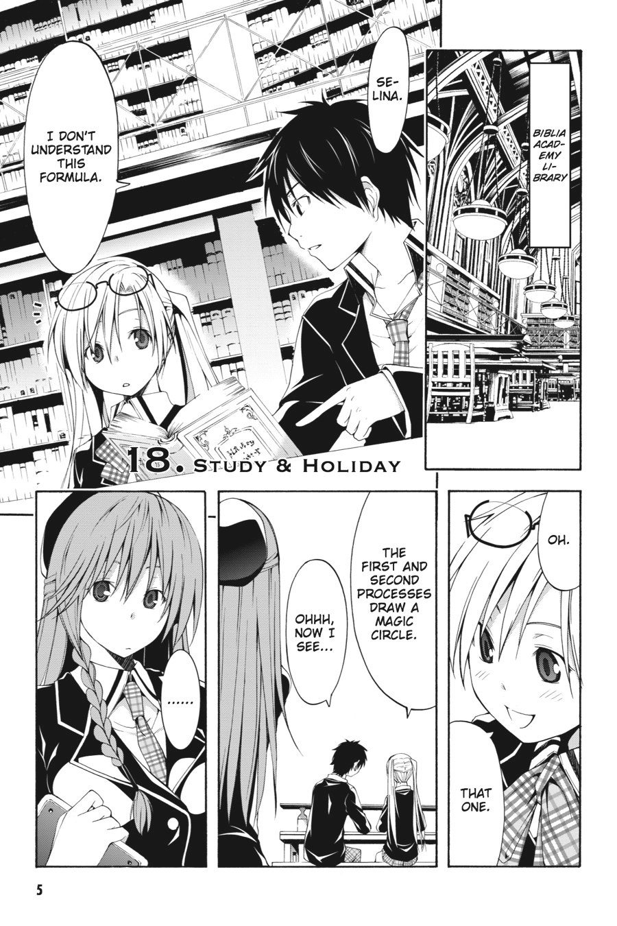 Read Trinity Seven chapter 18 image 4 on Lezhin