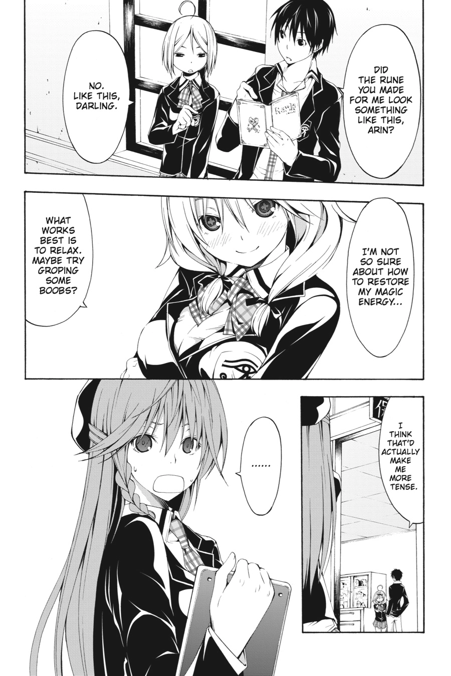 Read Trinity Seven chapter 18 image 6 on Lezhin