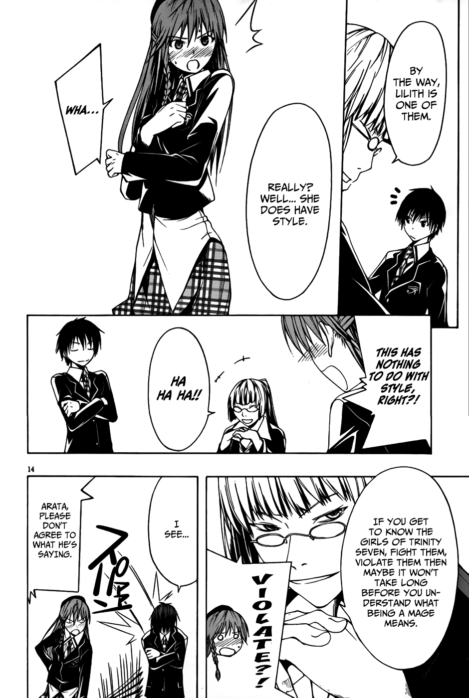 Read Trinity Seven chapter 2 image 14 on Lezhin