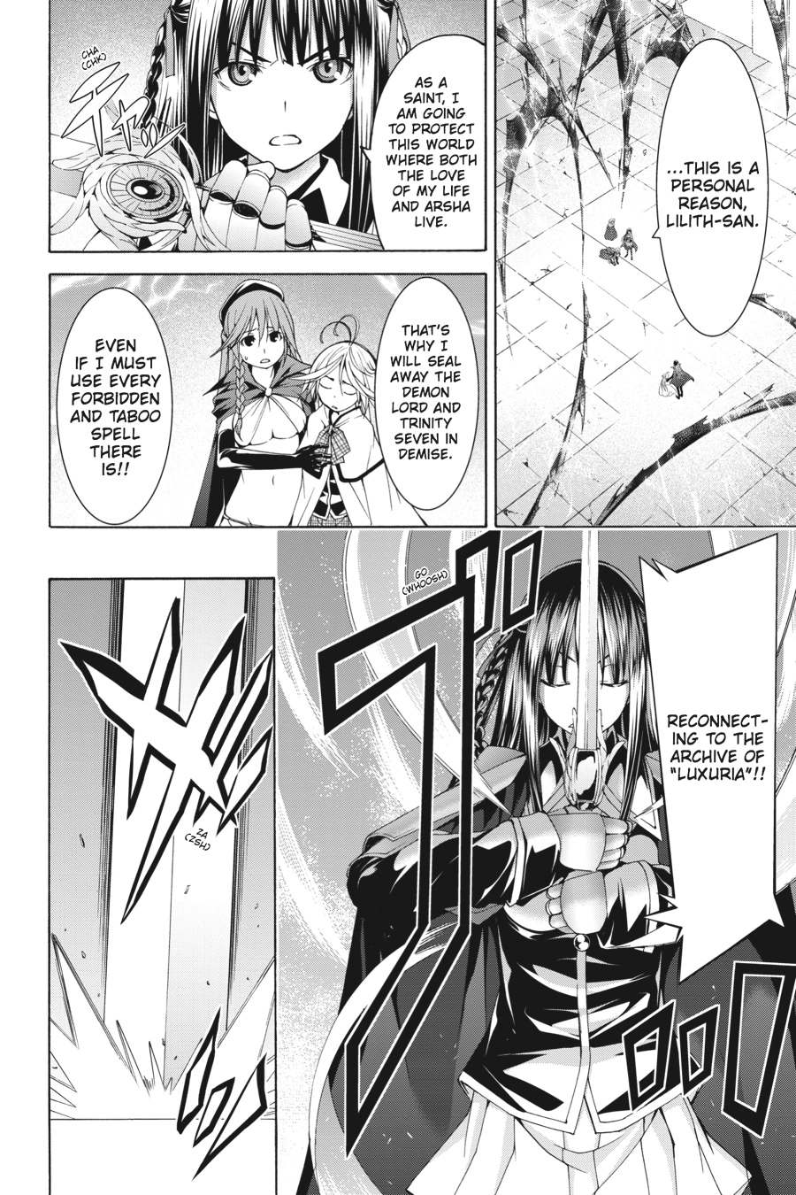 Read Trinity Seven chapter 56 image 33 on Lezhin