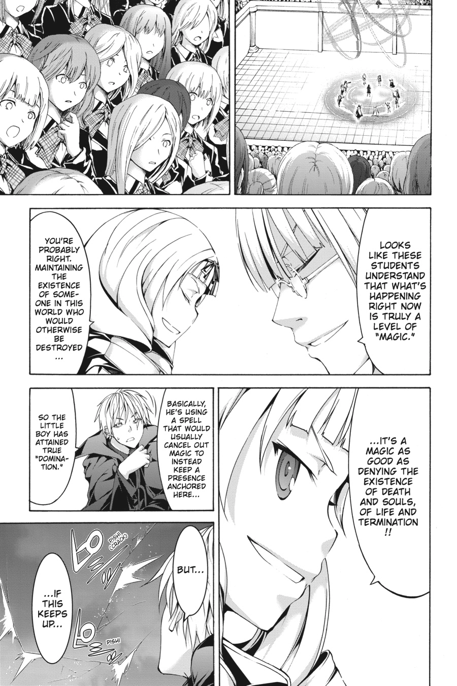 Read Trinity Seven chapter 57 image 16 on Lezhin