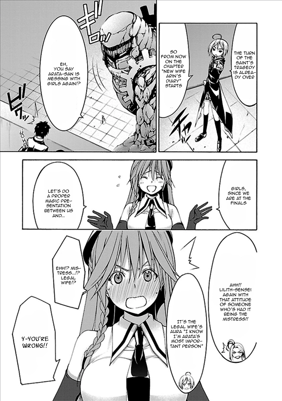 Read Trinity Seven chapter 59 image 13 on Lezhin