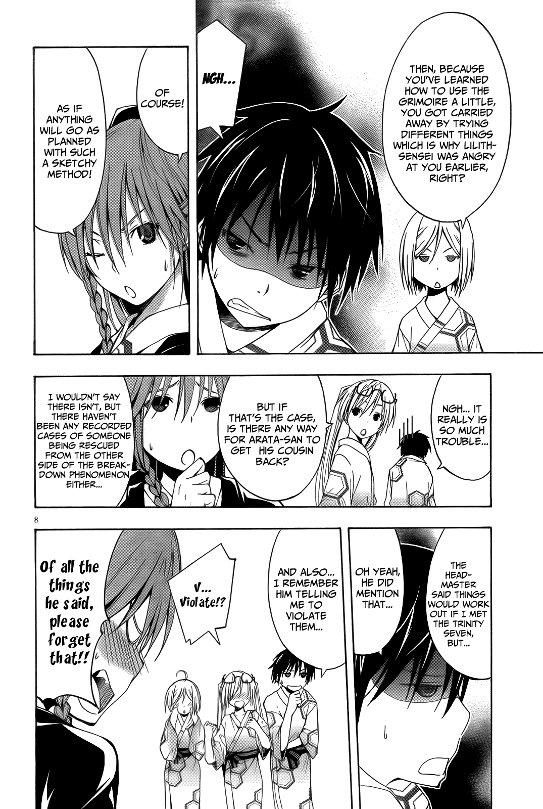 Read Trinity Seven chapter 6 image 10 on Lezhin
