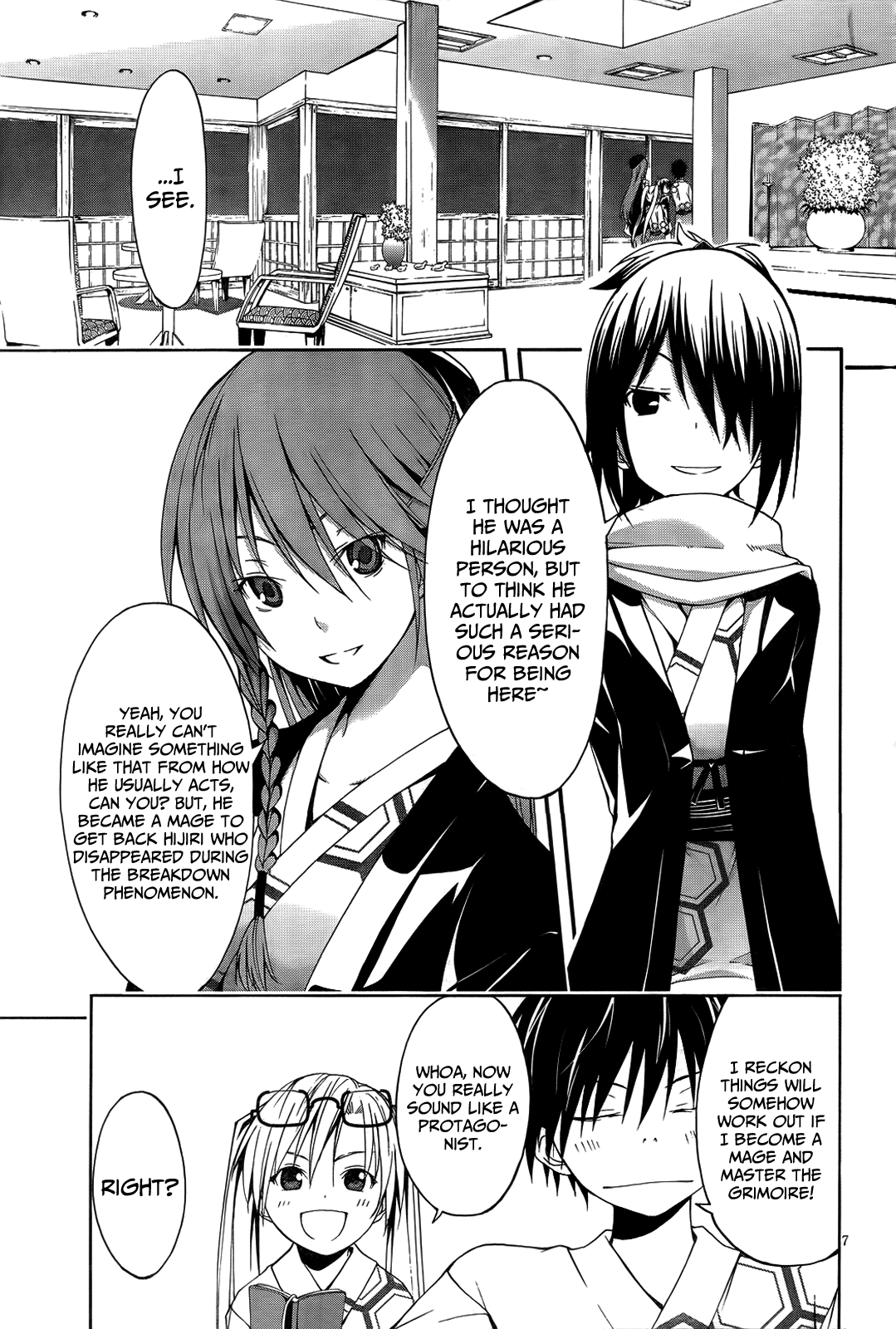 Read Trinity Seven chapter 7 image 9 on Lezhin