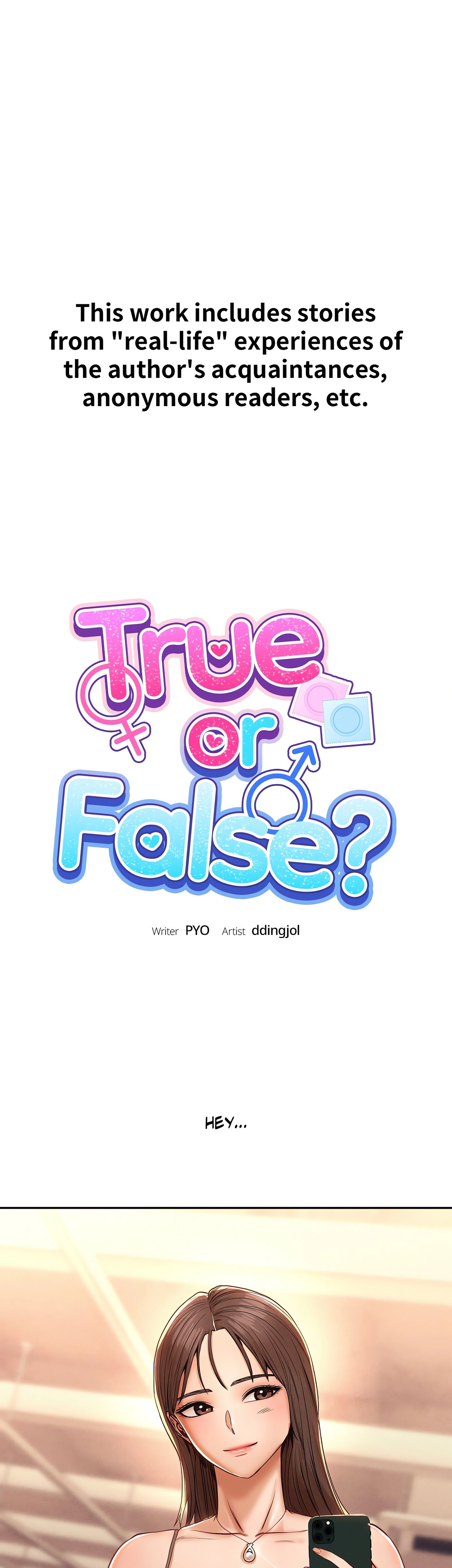 Read True or False chapter 102 image 1 on Lezhin