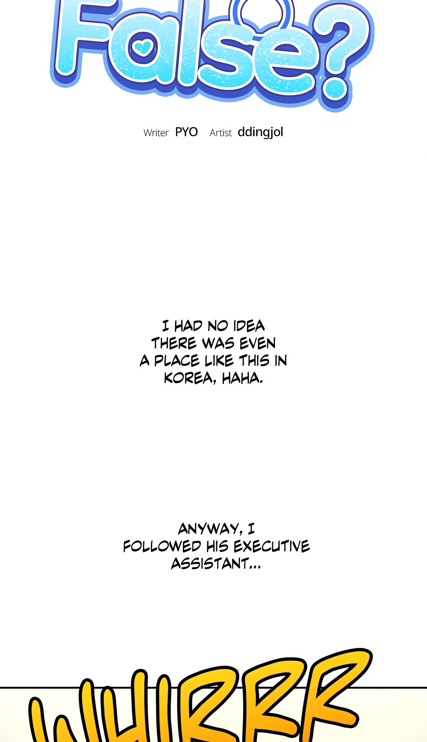 Read True or False chapter 104 image 2 on Lezhin