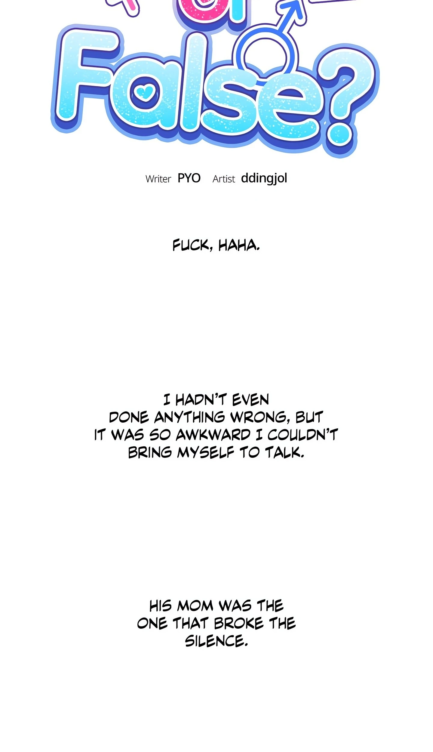 Read True or False chapter 108 image 2 on Lezhin