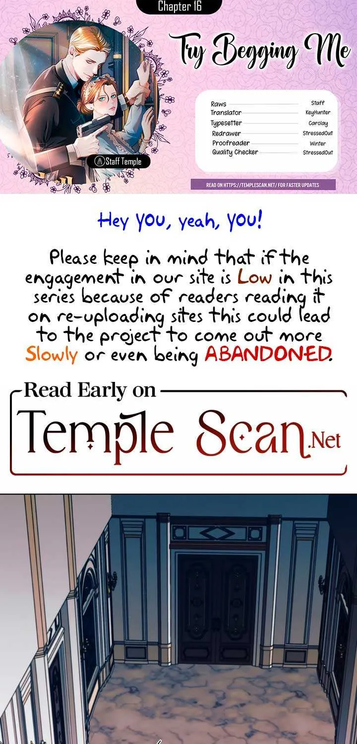 Read Try Begging Me chapter 16 image 1 on Lezhin