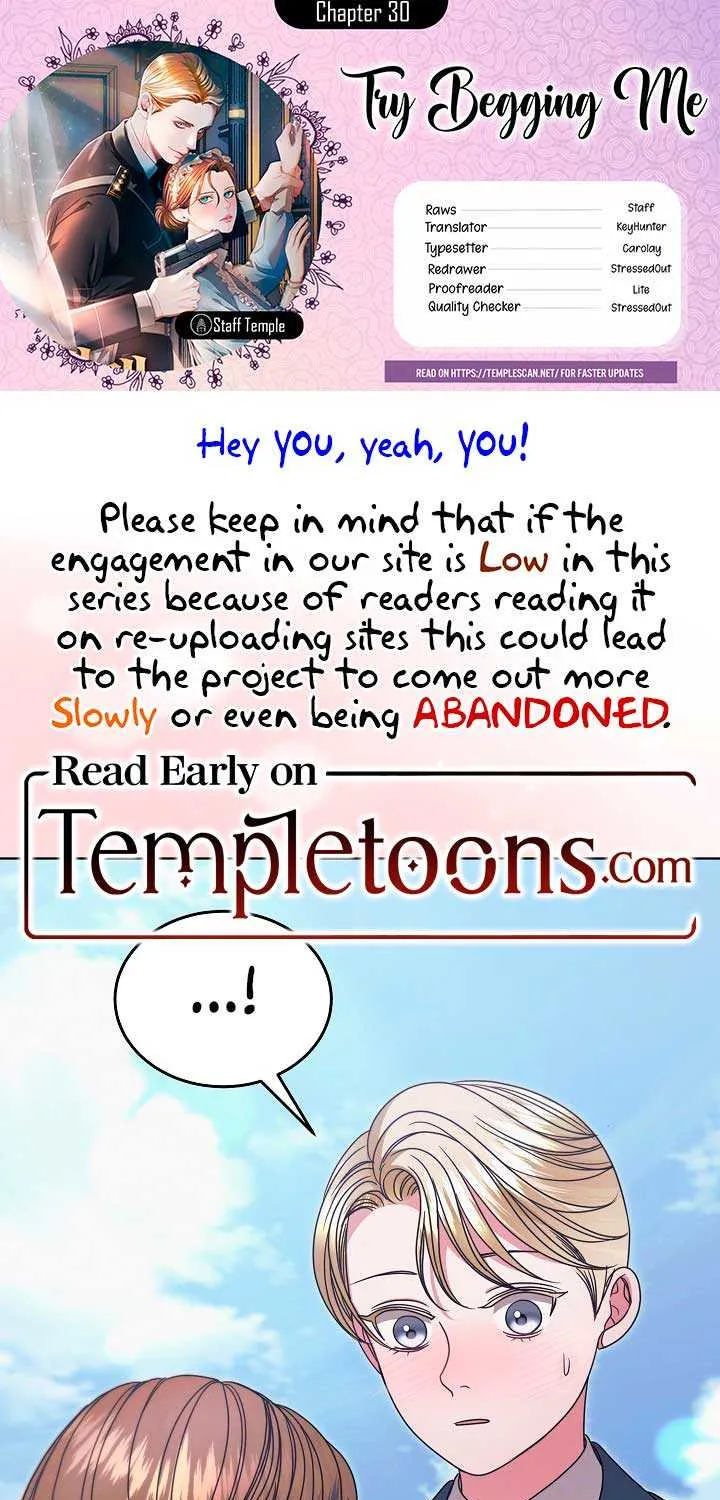 Read Try Begging Me chapter 30 image 1 on Lezhin