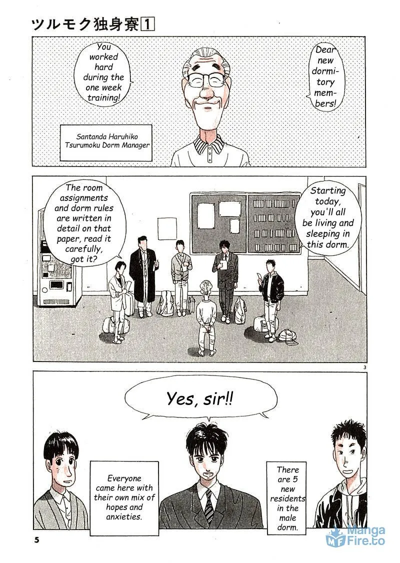 Tsurumoku Bachelor Dormitory Chapter 1 page 3 - 