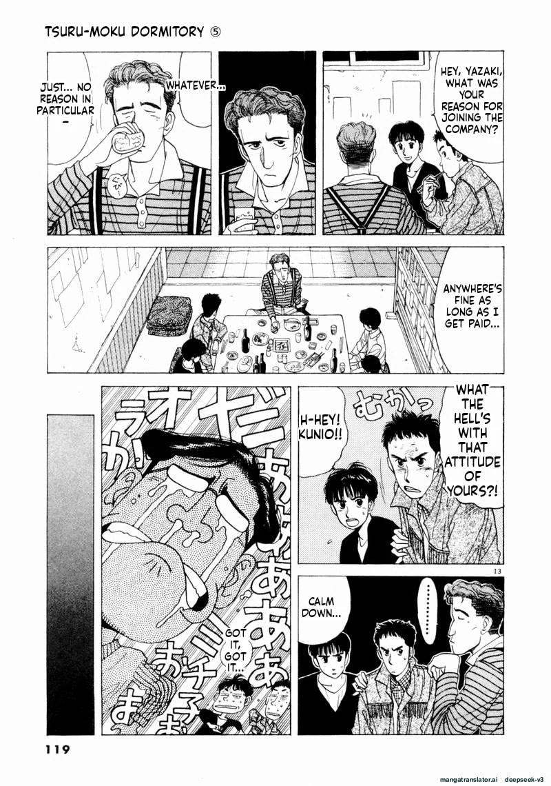 Tsurumoku Bachelor Dormitory Chapter 55 page 13 - 
