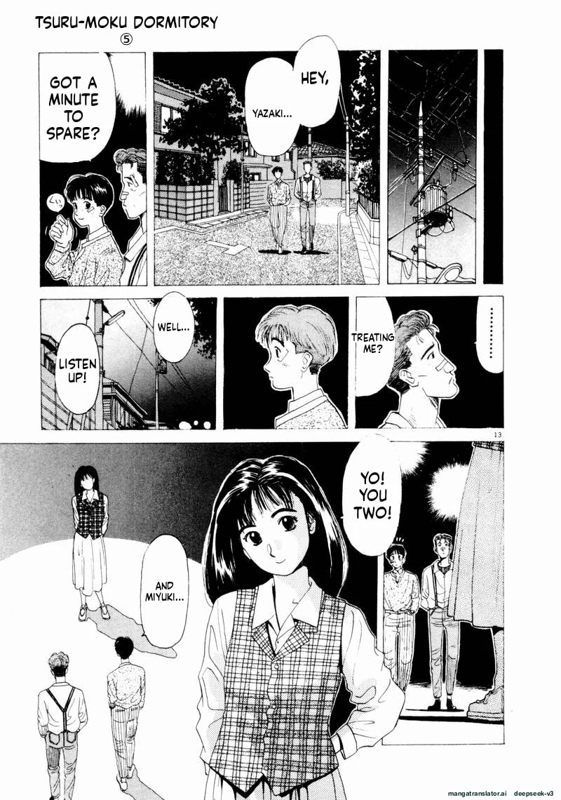 Tsurumoku Bachelor Dormitory Chapter 58 page 13 - 