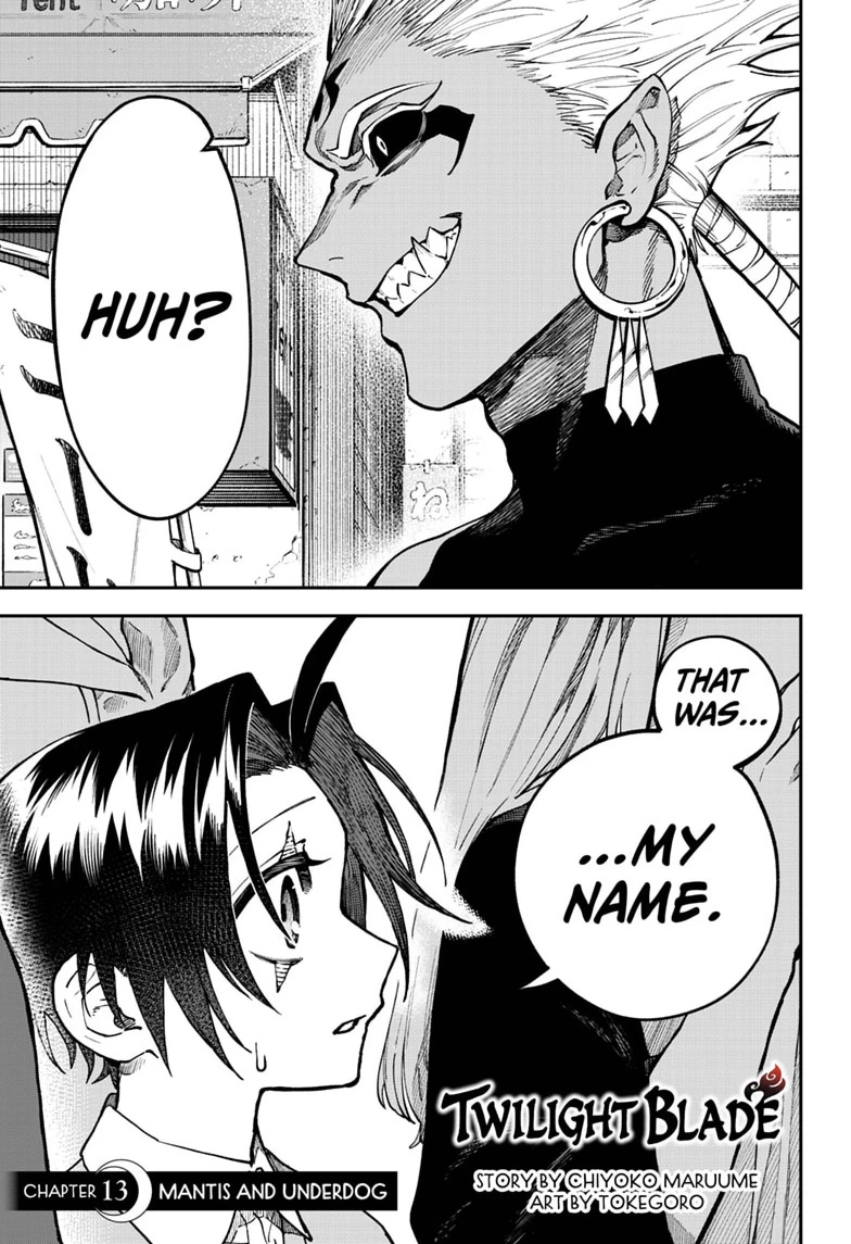 Read Twilight Blade chapter 13 image 0 on Lezhin