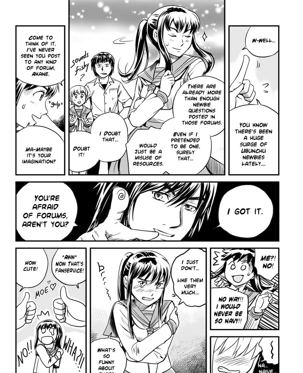 Read Ubunchu! chapter 3 image 8 on Lezhin