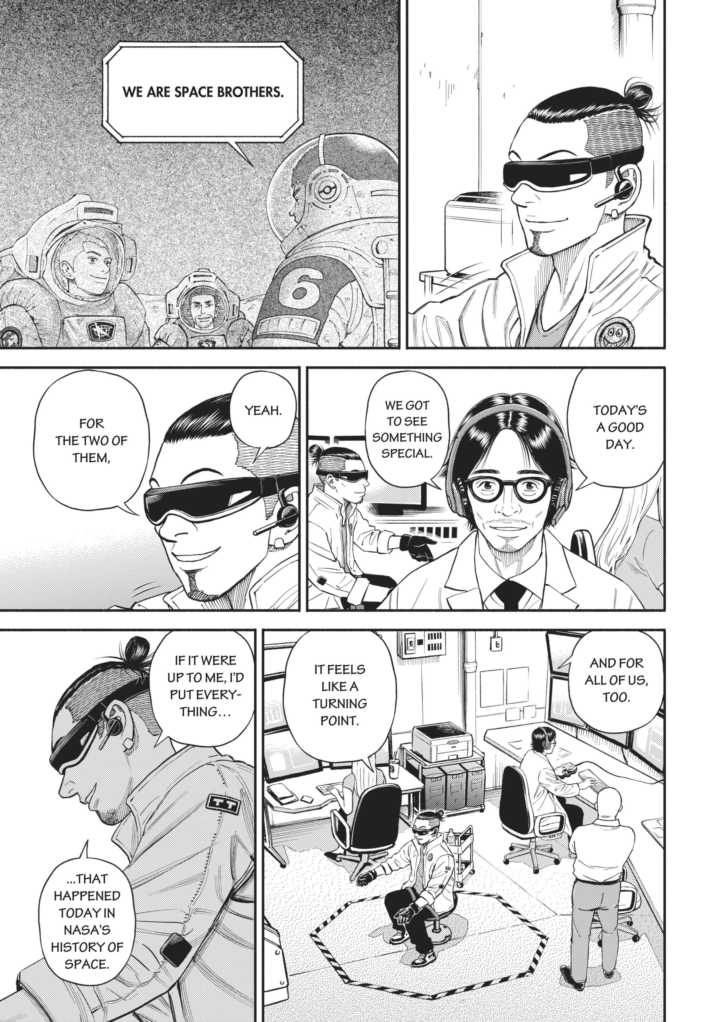 Read Uchuu Kyoudai - Digital Colored Comics chapter 377 image 7 on Lezhin